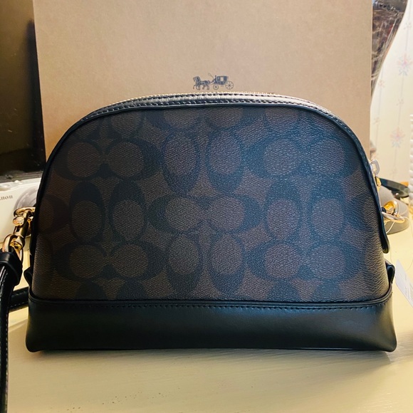 Nwt! Coach Dome crossbody signature canvas - Picture 2 of 6